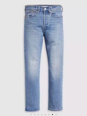 LEVI'S Wedgie Straight Ankle Jeans - Light Wash "Christina" SZ W27 L26 LIKE NEW